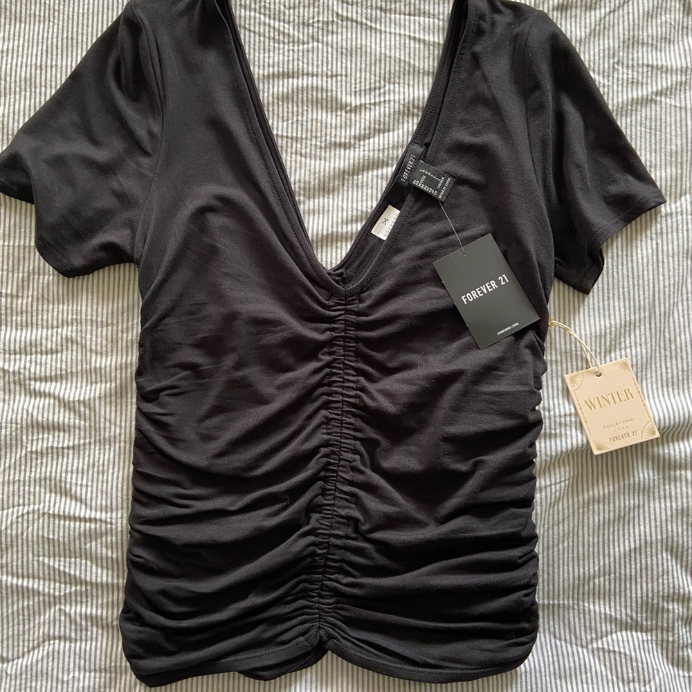 Forever 21 Ruched Shirt